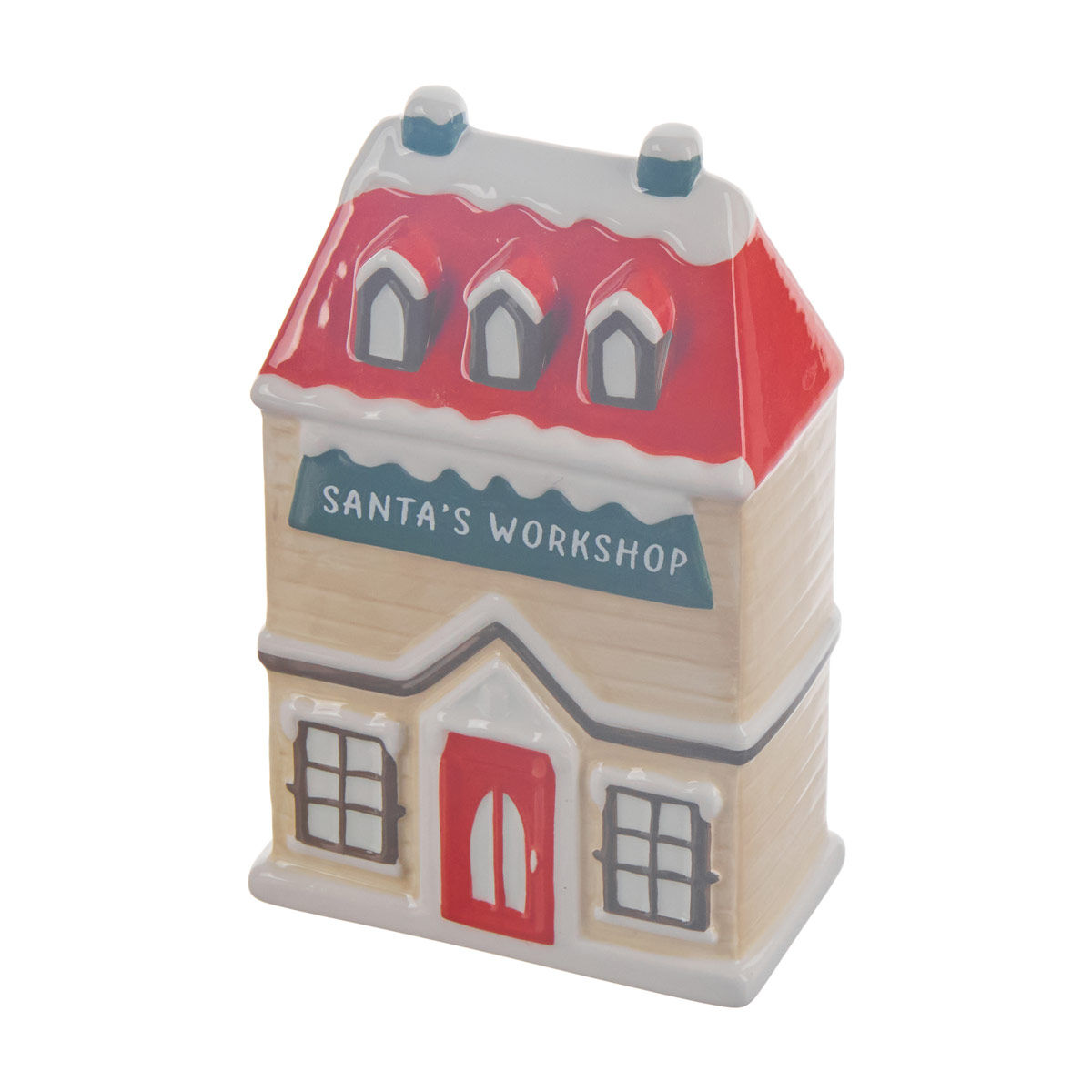 Hallmark Christmas Santa's Workshop House Shaped Décor