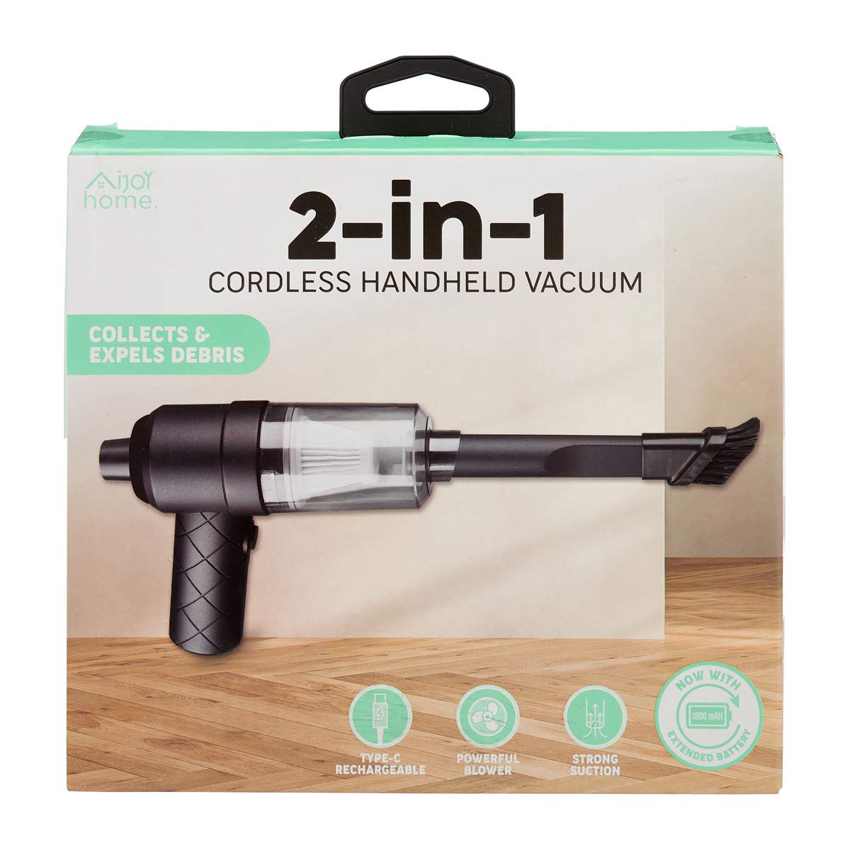 iJoy Home 2-in-1 Cordless Handheld Portable Vacuum