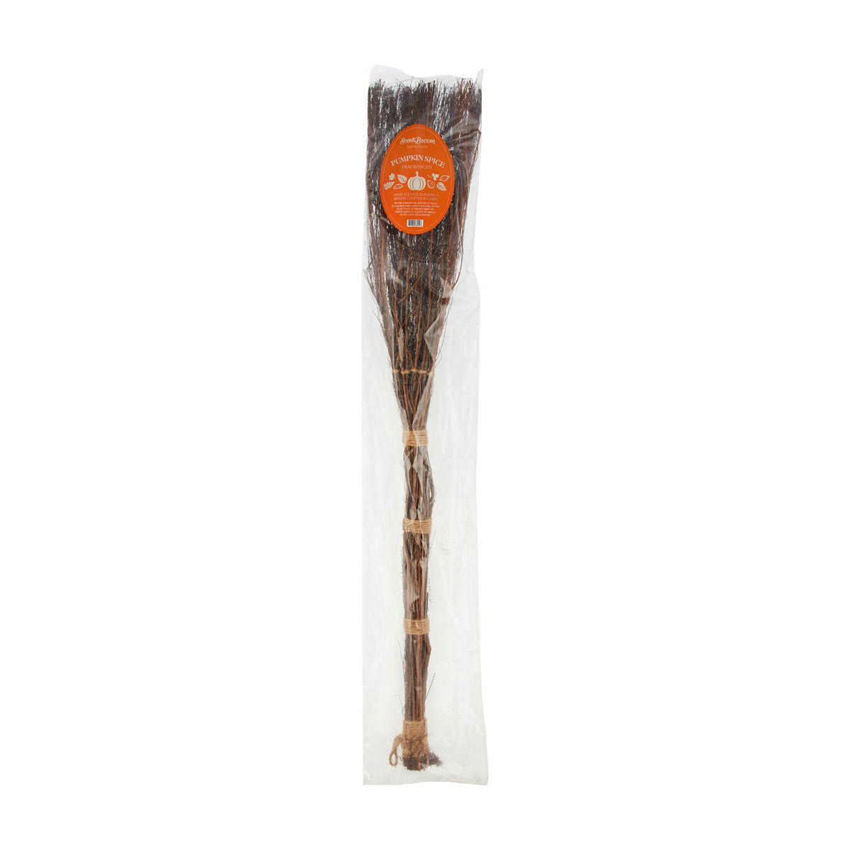 Scent & Broom Pumpkin Spice Scented Broom, 36 in