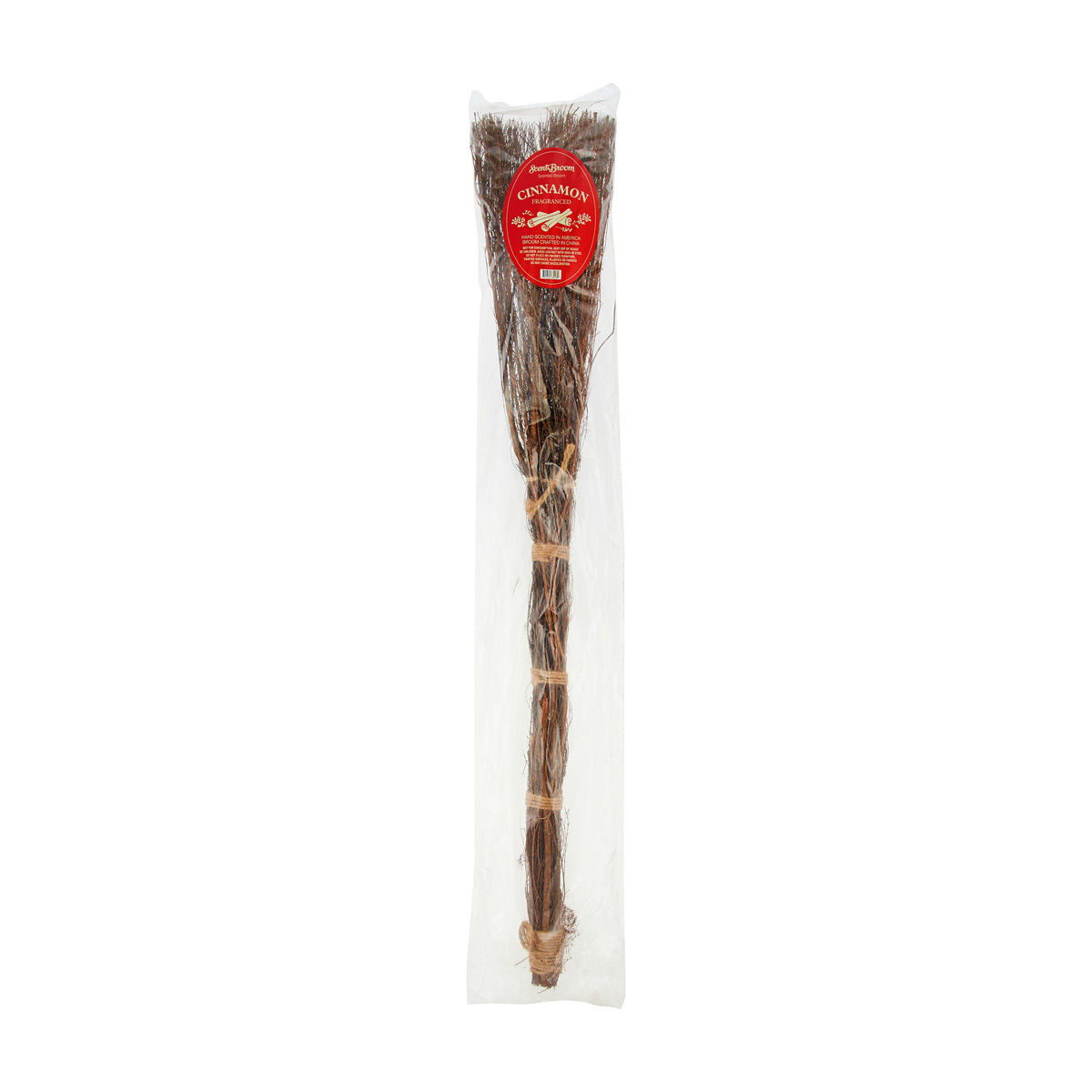 Scent & Broom Cinnamon Scented Broom, 36 in