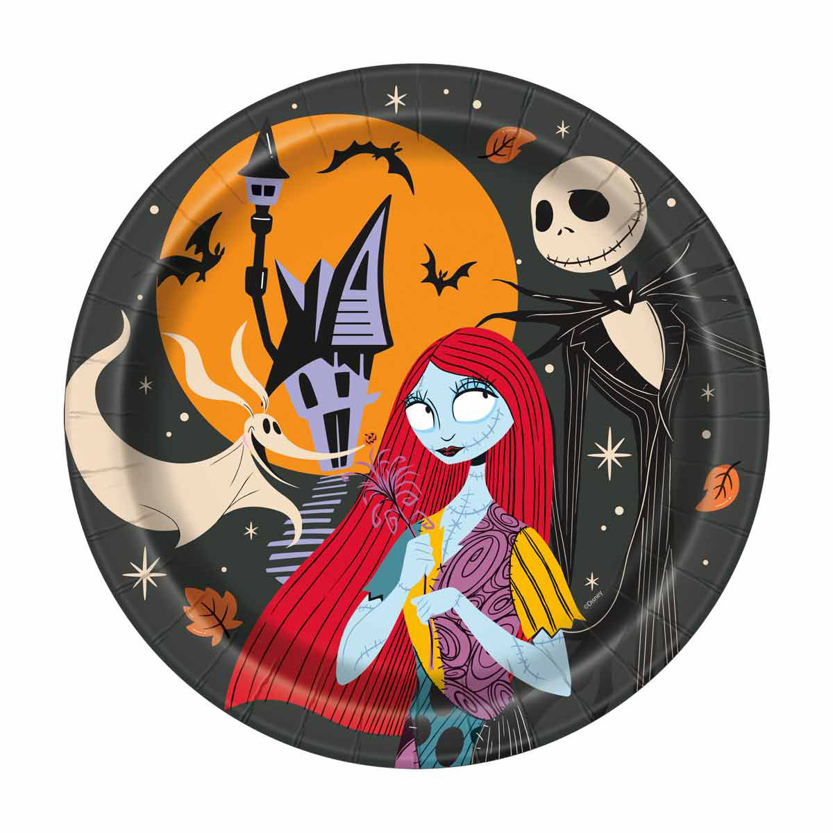 Disney Tim Burton’s The Nightmare Before Christmas 9" Plates, 8 ct