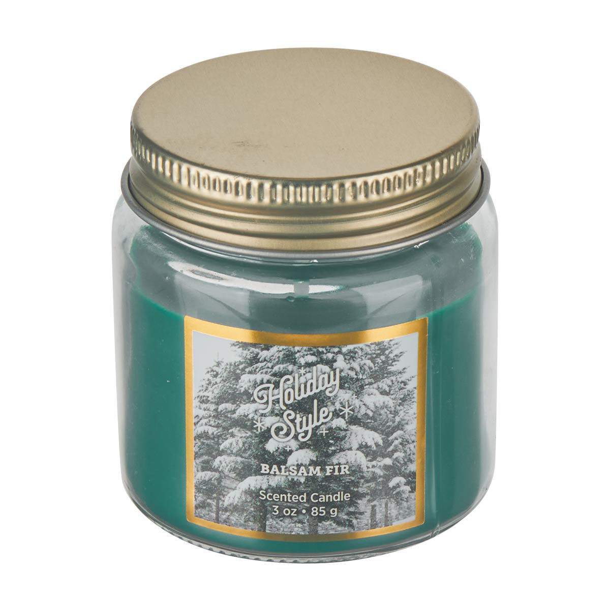 Holiday-Style-Scented-Glass-Jar-Candle,-Balsam-Fir,-3-oz