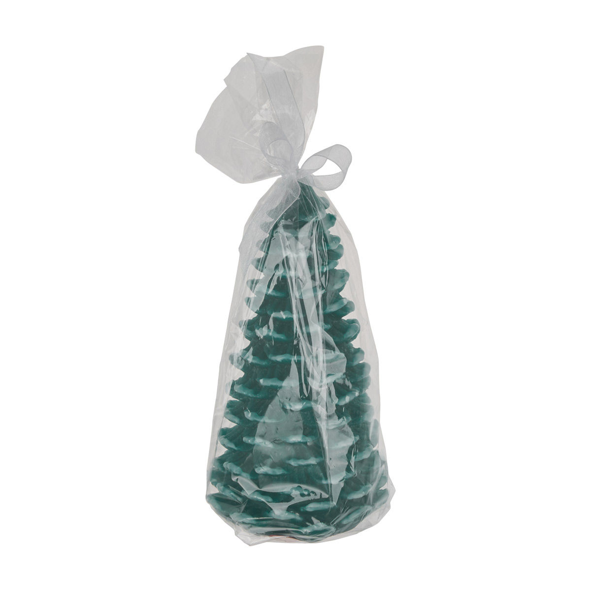 Christmas-Tree-Shaped-Novelty-Candle,-Green
