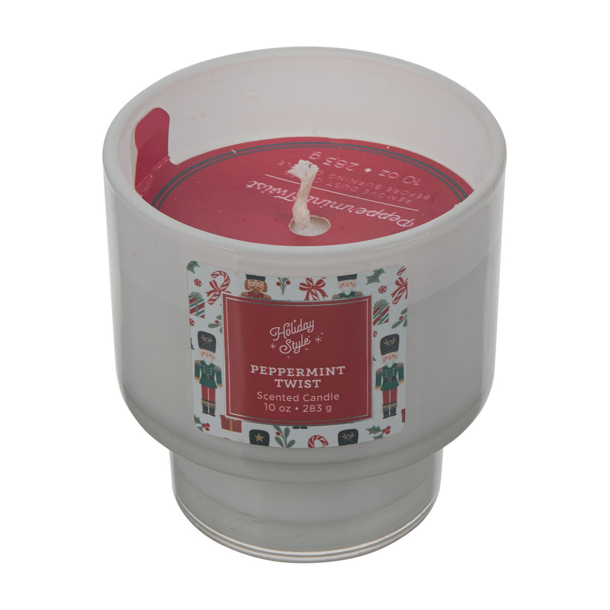 Holiday Style Christmas Scented Candle, Peppermint Twist, 10 oz