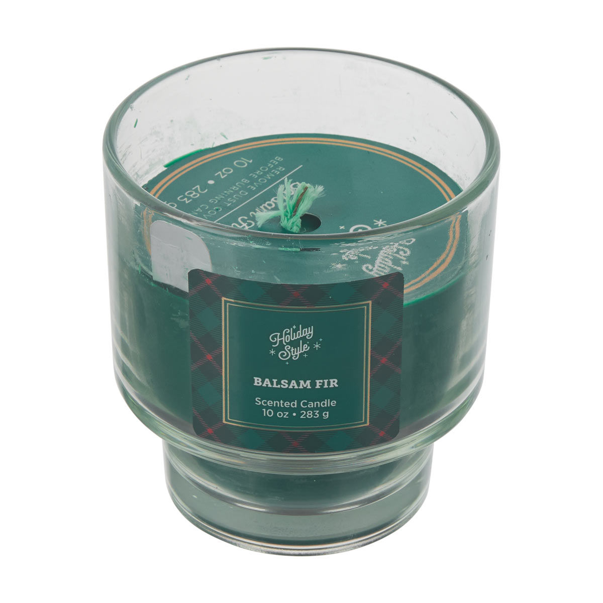 Holiday Style Christmas Scented Candle, Balsam Fir, 10 oz