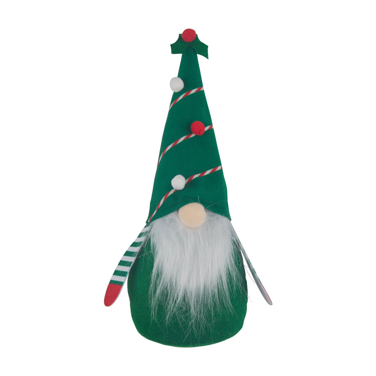 Christmas Plush Gnome with Green Hat Table Décor