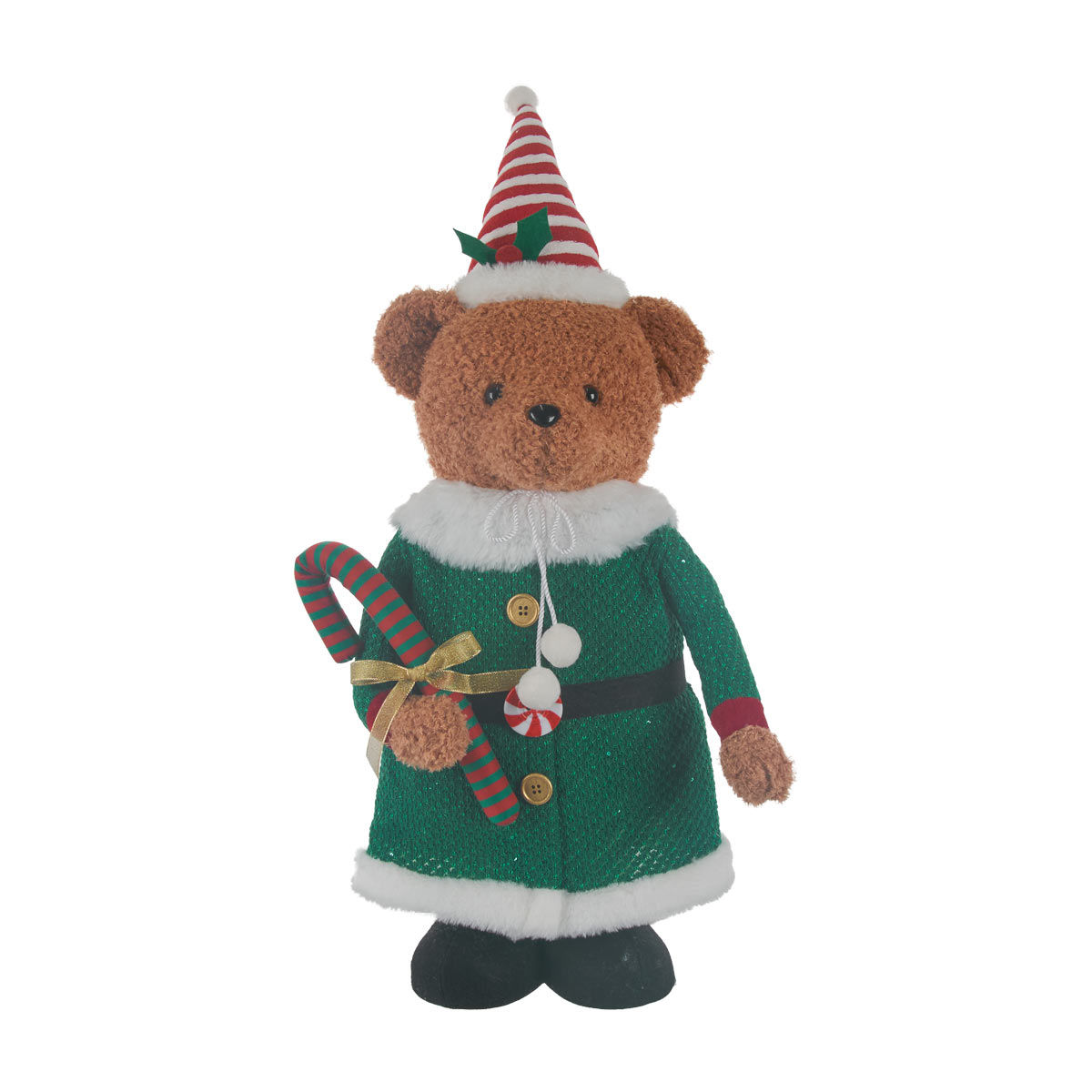 Christmas Green Teddy Bear Décor, 41 in