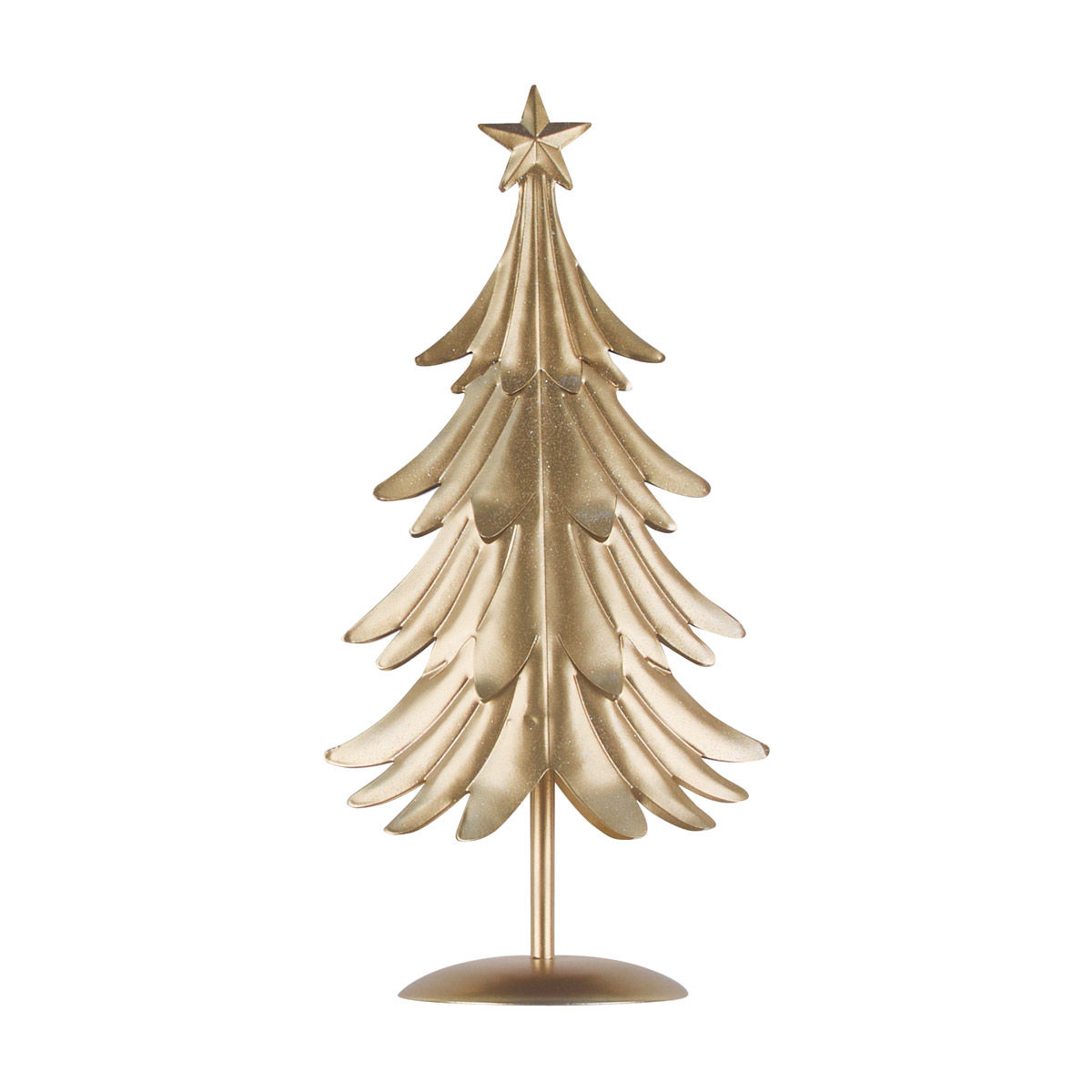 Christmas Gold Large Metal Tree Décor