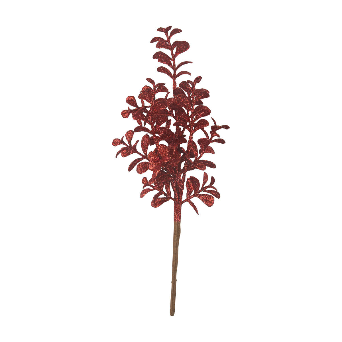 Christmas Red Leaf Artificial Pick Décor