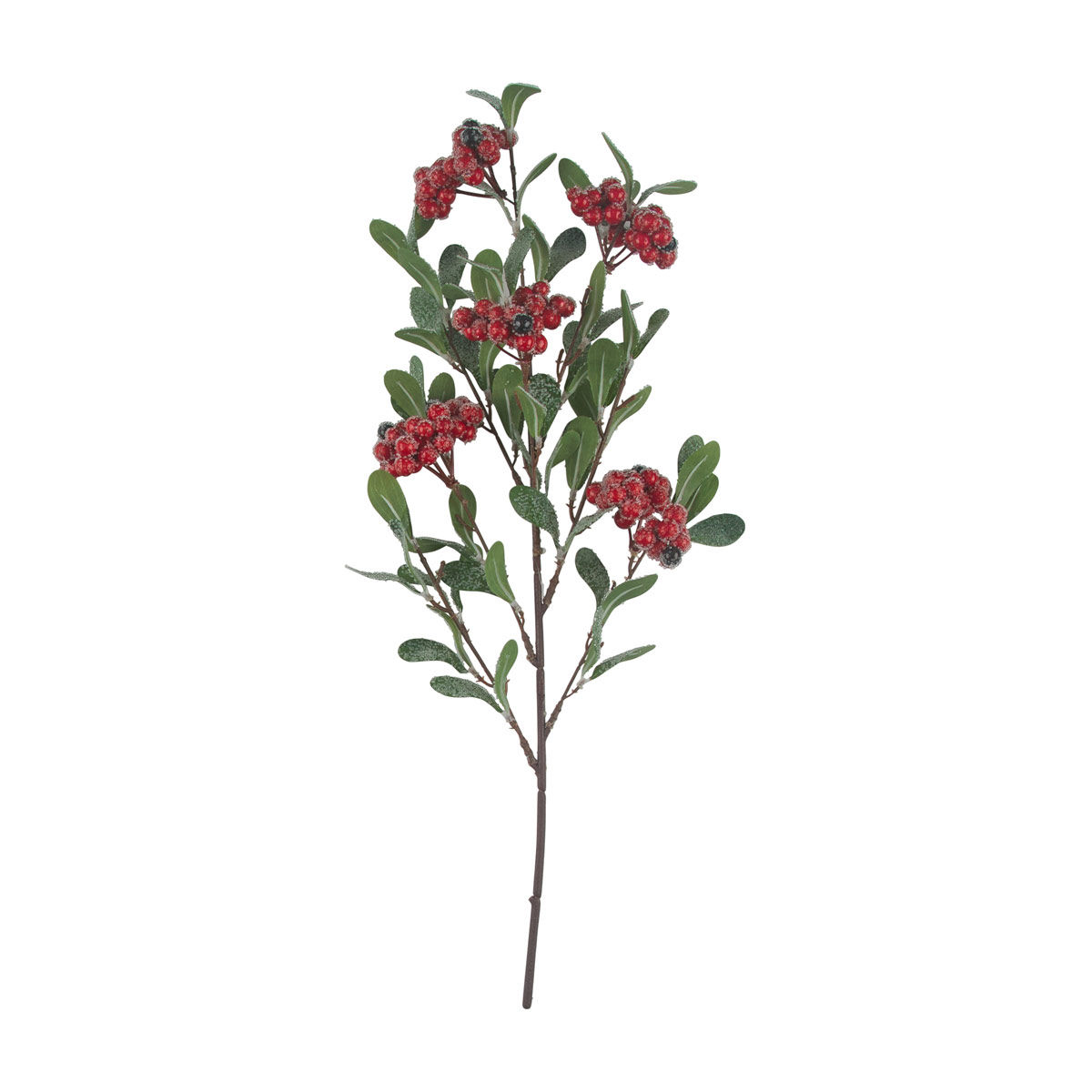 Christmas Red Berry Green Artificial Pick Décor
