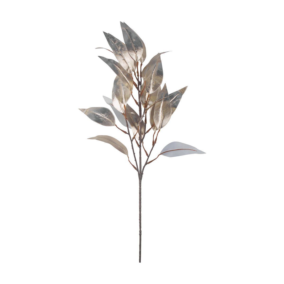 Christmas Gold Leaf Artificial Pick Décor