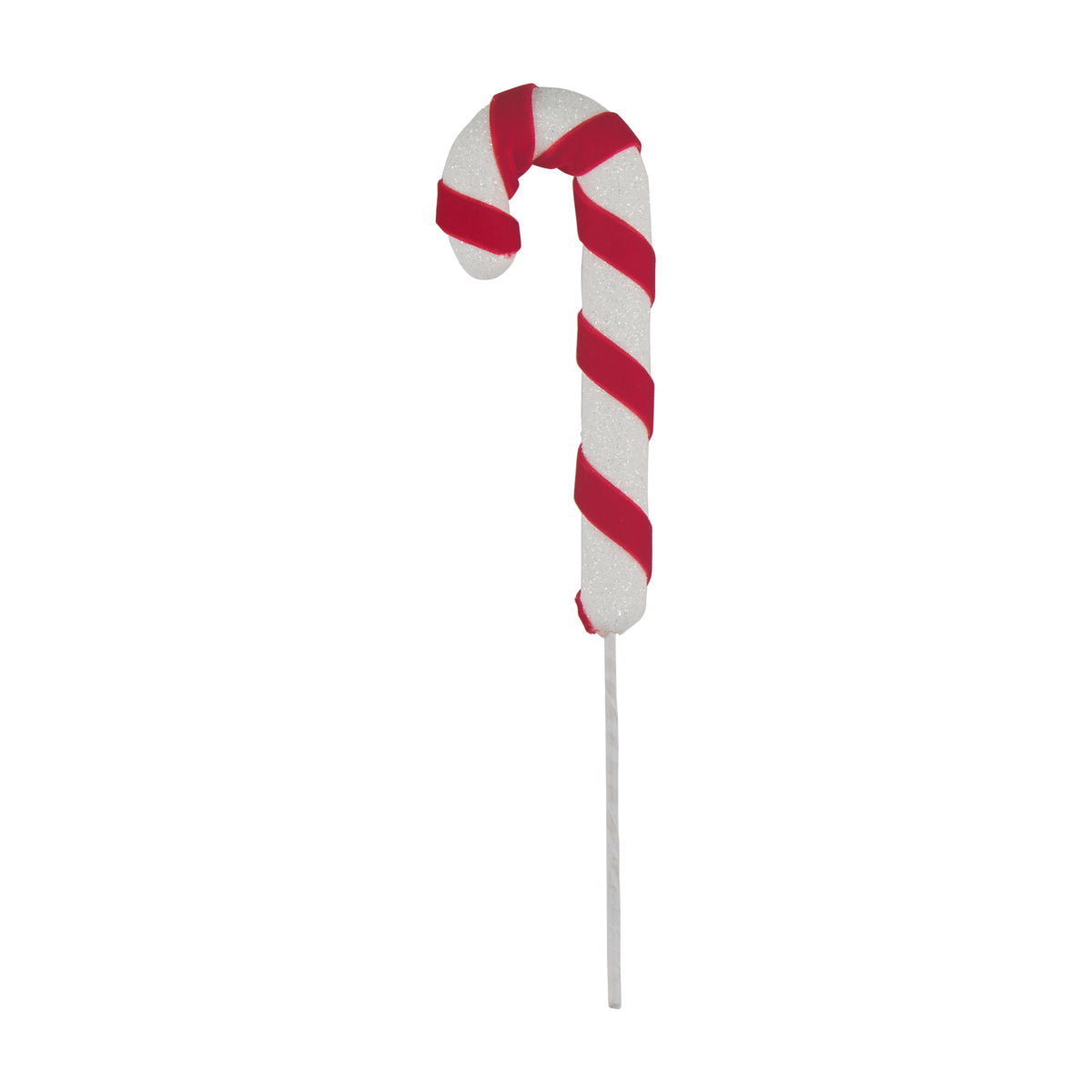 Christmas Candy Cane Shaped Garden Pick