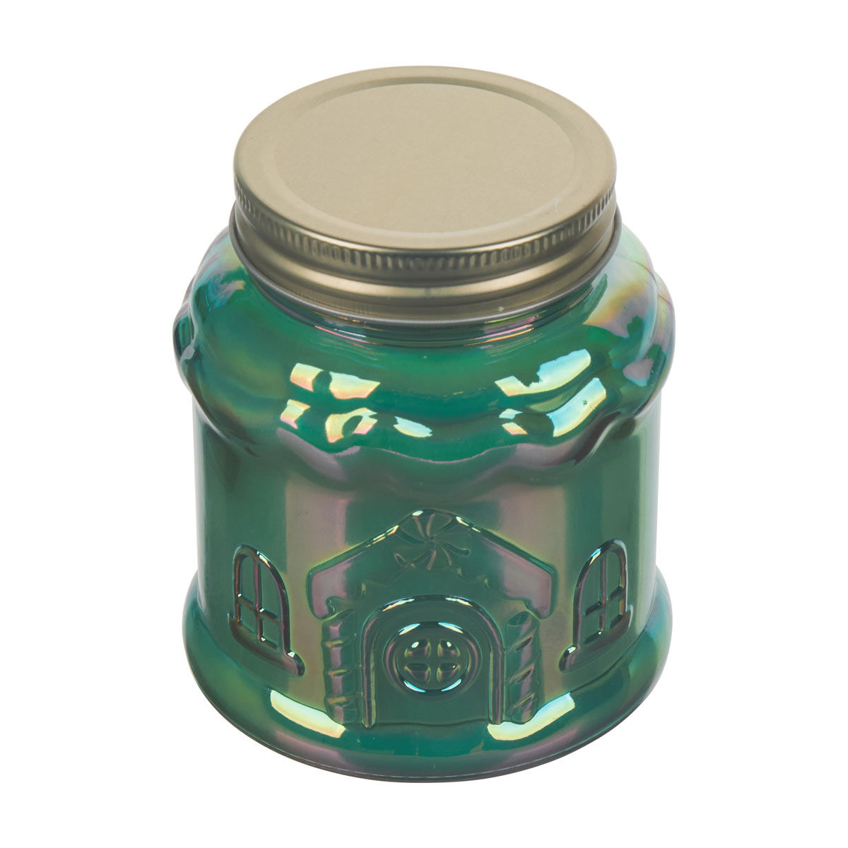 Christmas Hexagonal Scented Jar Candle, Balsam Fir, 14 oz