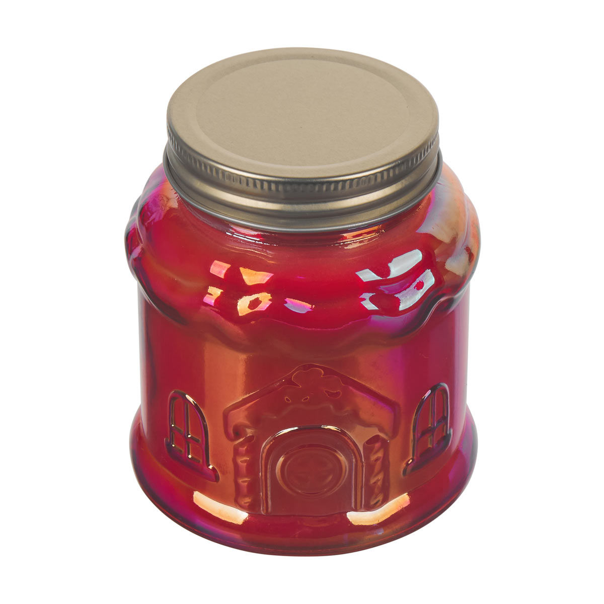 Christmas Scented Jar Candle, Vanilla Cinnamon Swirl, 14 oz