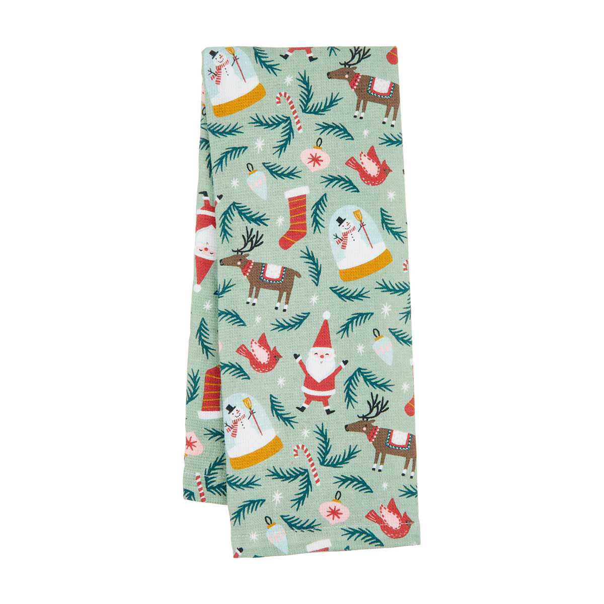 Hallmark-Christmas-Santa-&-Reindeer-Kitchen-Towel