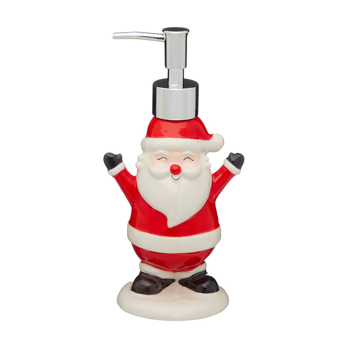 Hallmark Christmas Santa Ceramic Soap Dispenser