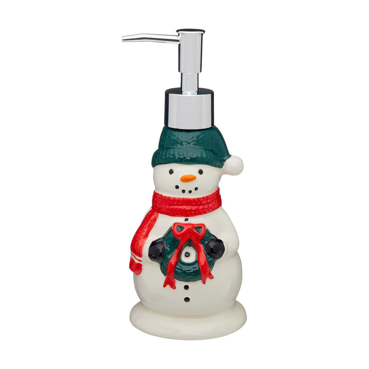 Hallmark Christmas Snowman Ceramic Soap Dispenser
