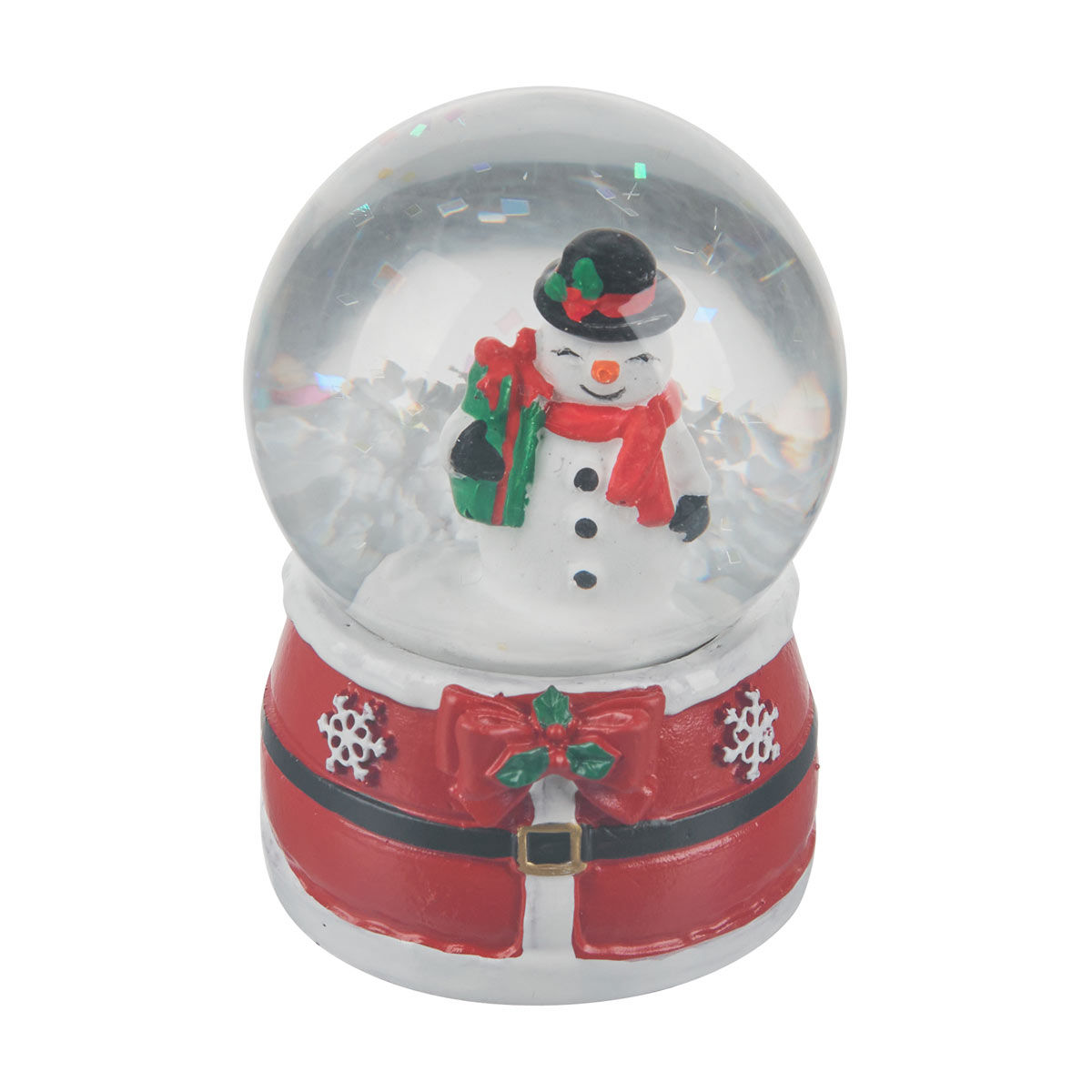 Christmas Snowman Water Globe Table Décor, Small