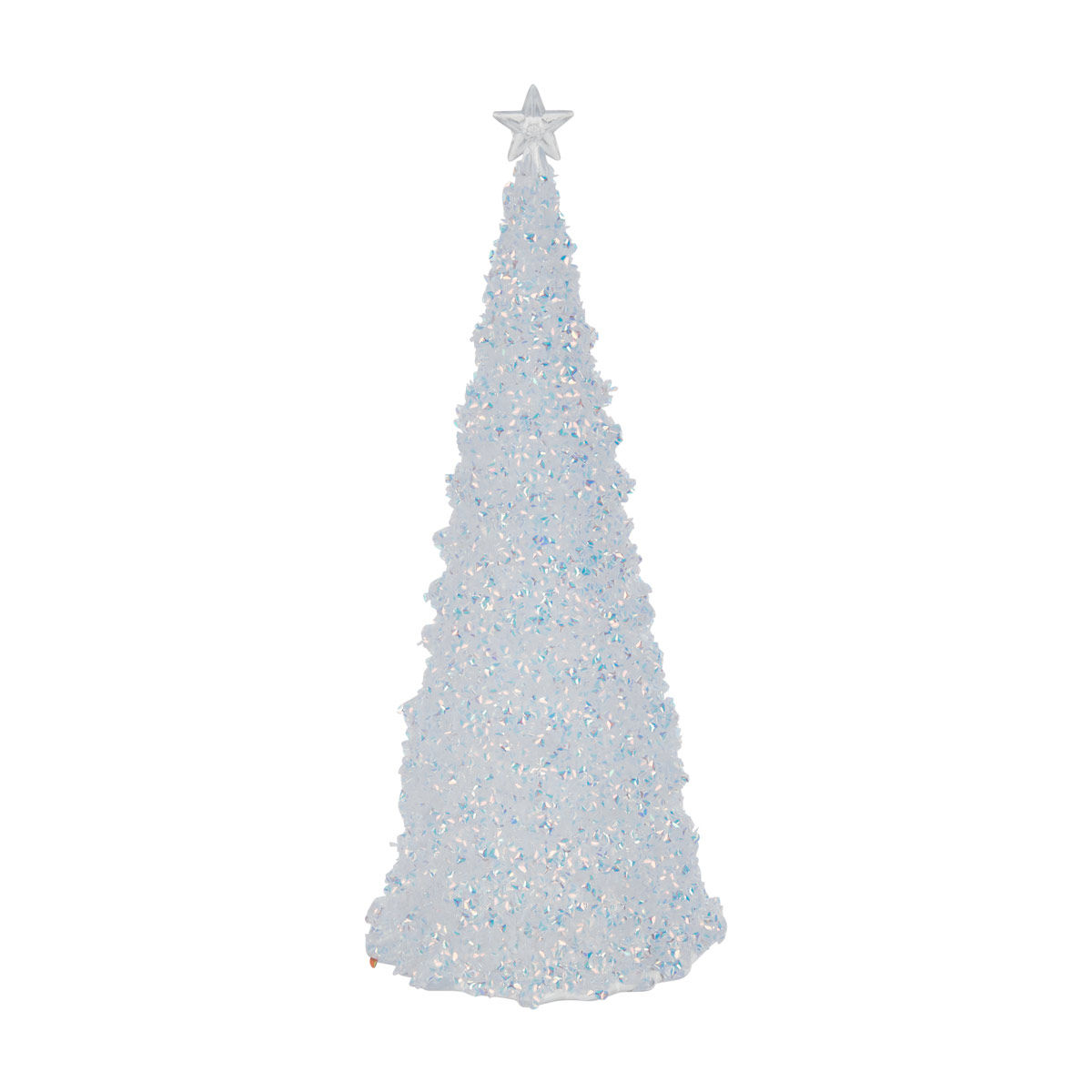 Christmas White LED Light-Up Tabletop Tree, Large