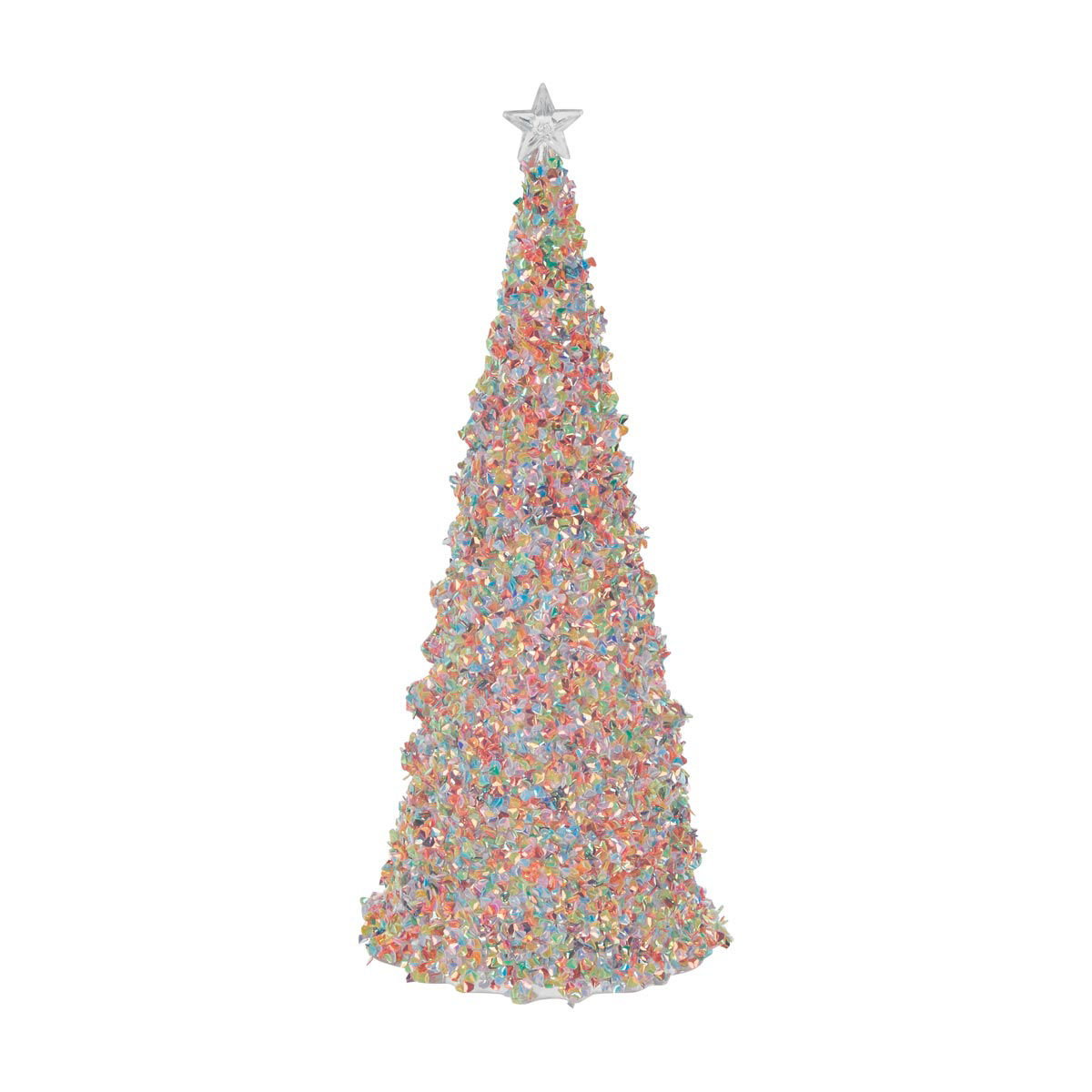 Christmas Multicolor LED Light-Up Tabletop Tree, Large