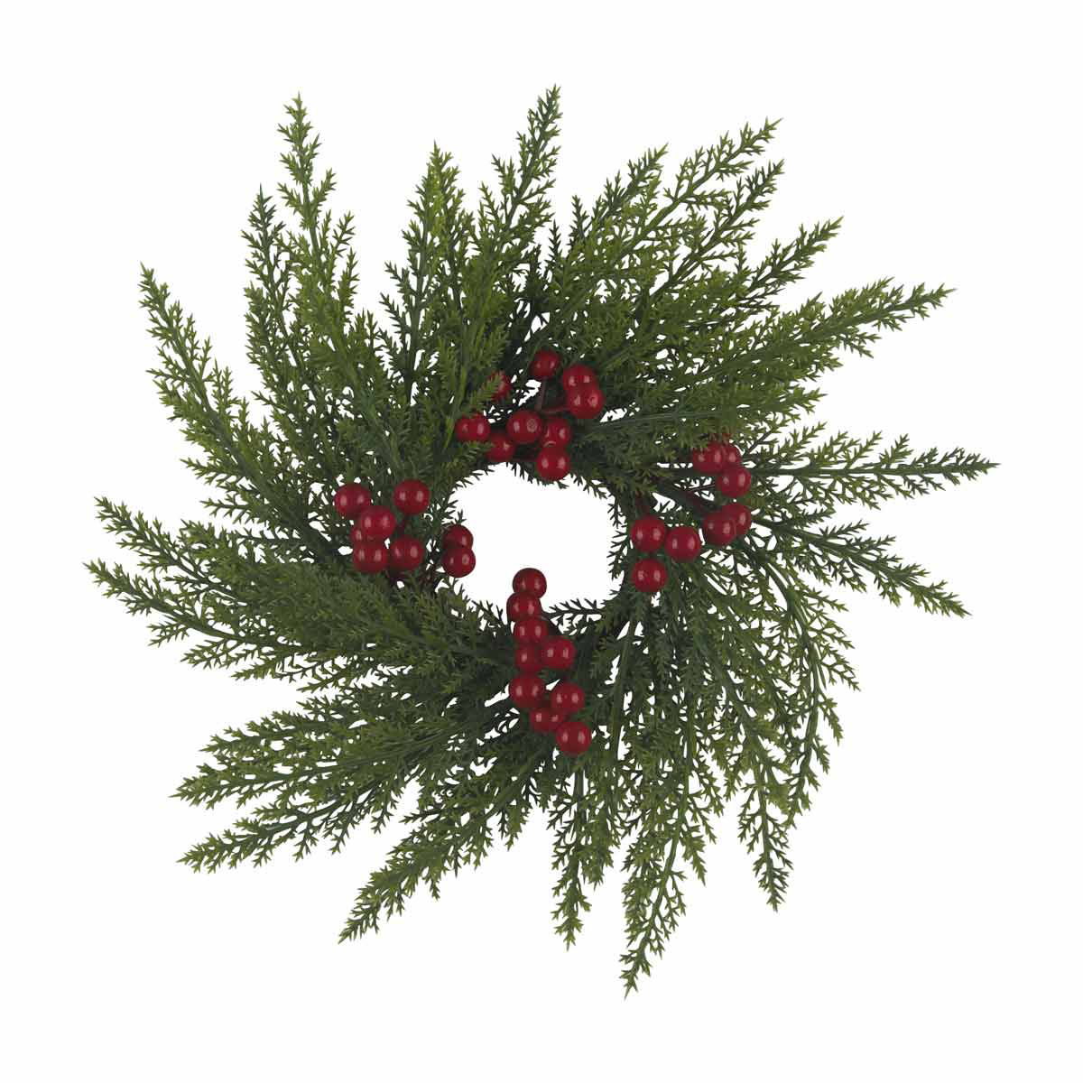 Christmas Artificial Wreath with Berries, Small