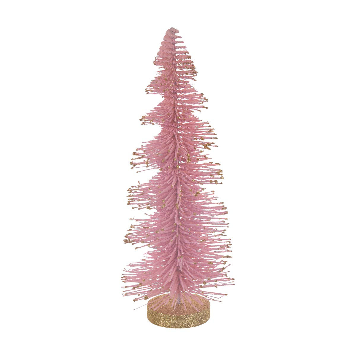 Christmas Artificial Pink Brush Tree Décor, Large
