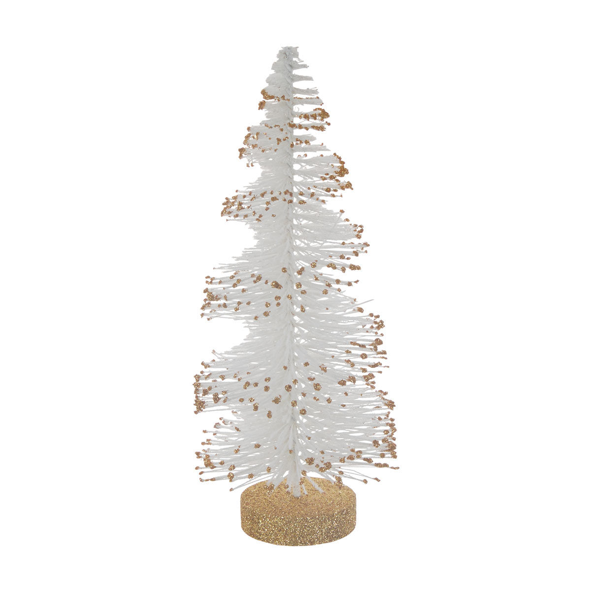 Christmas Artificial White Brush Tree Shaped Décor, Medium
