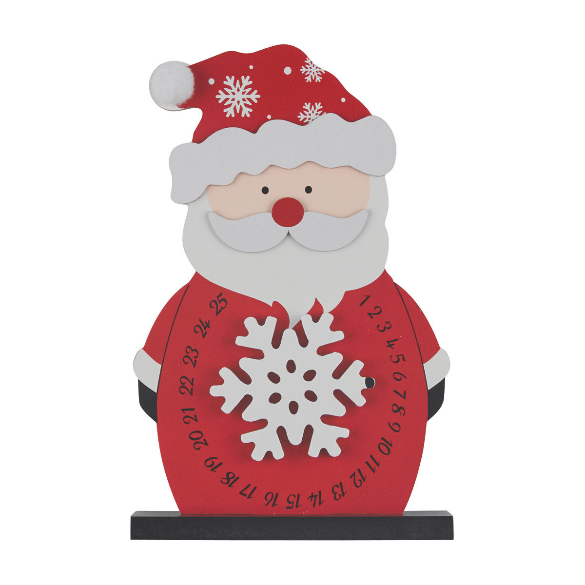 Christmas Tabletop Santa Countdown Calendar Décor