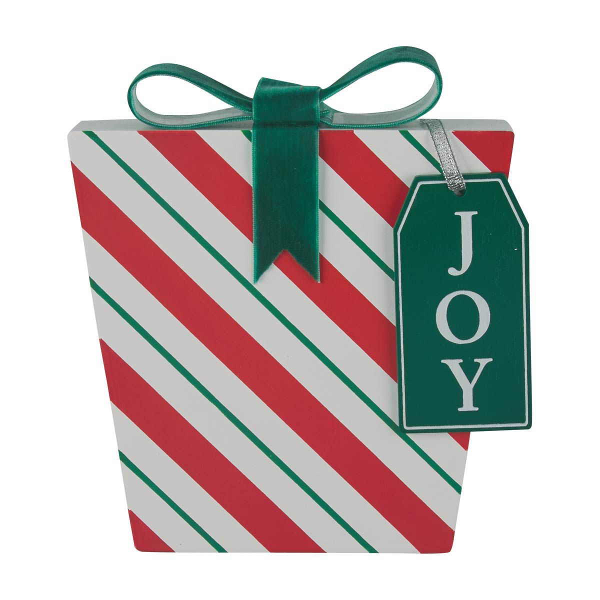 Christmas Red Tabletop MDF Gift Box Decor