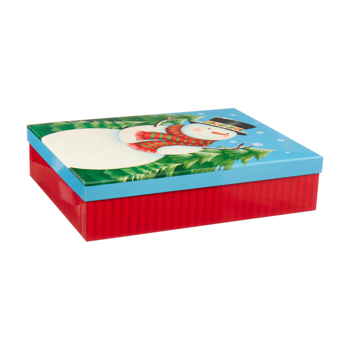 Christmas Snowman Gift Box, Large