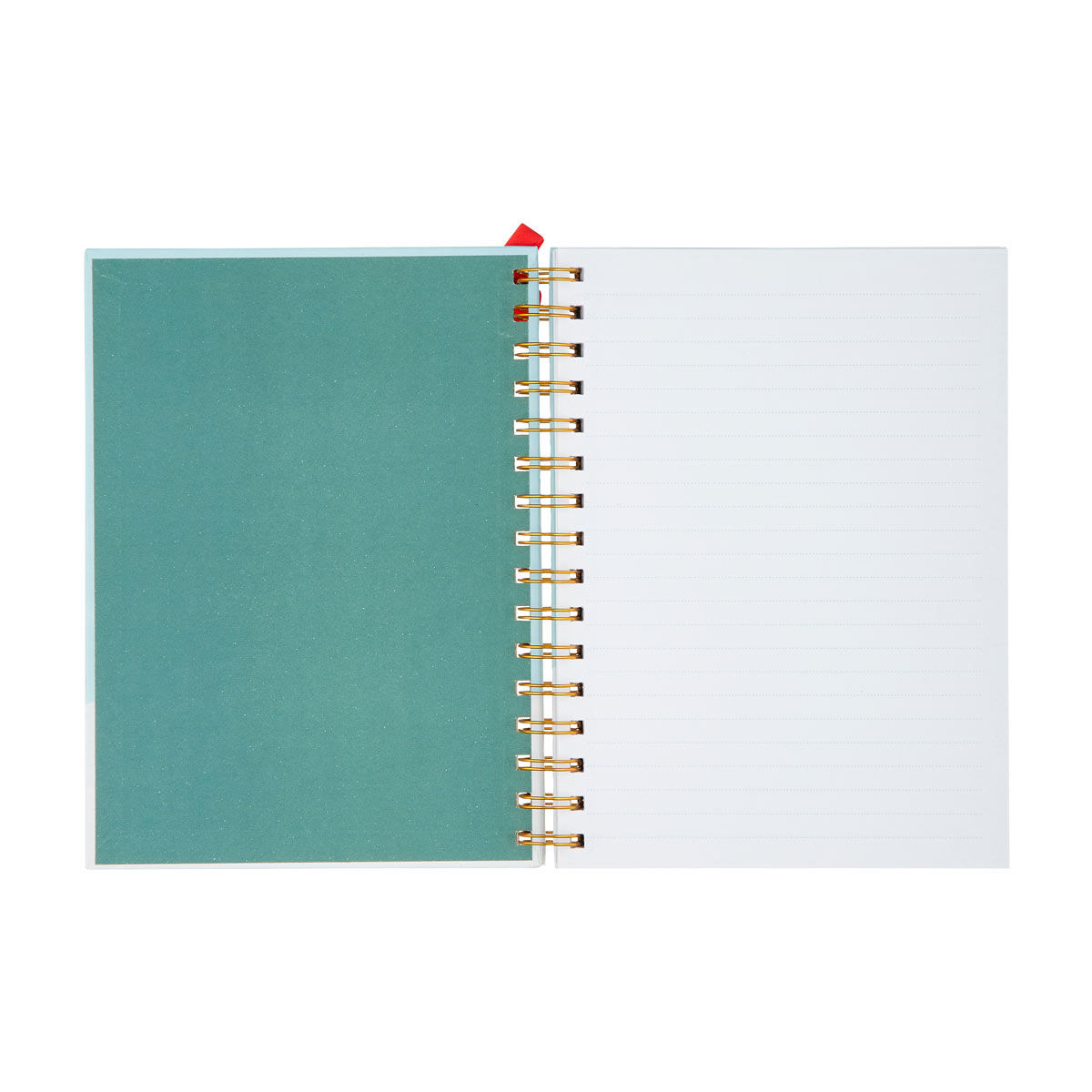 Simply for You by Hallmark Christmas Tree Print Cover Spiral Journal, 6x8.25 in