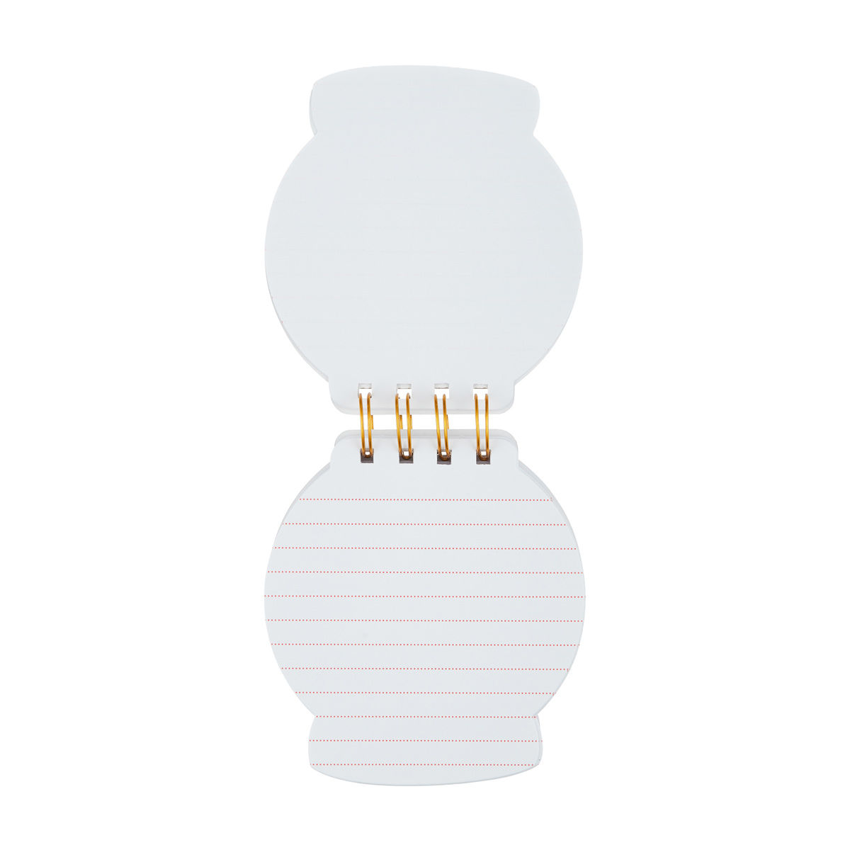 Christmas Snowman Print Cover Spiral Notepad