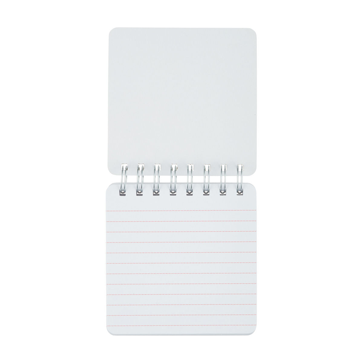 Christmas Bear Print Cover Square Shaped Spiral Notepad
