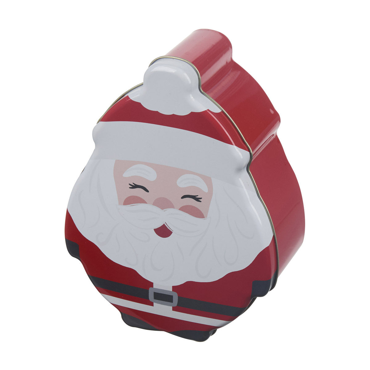 Christmas Novelty Santa Tin