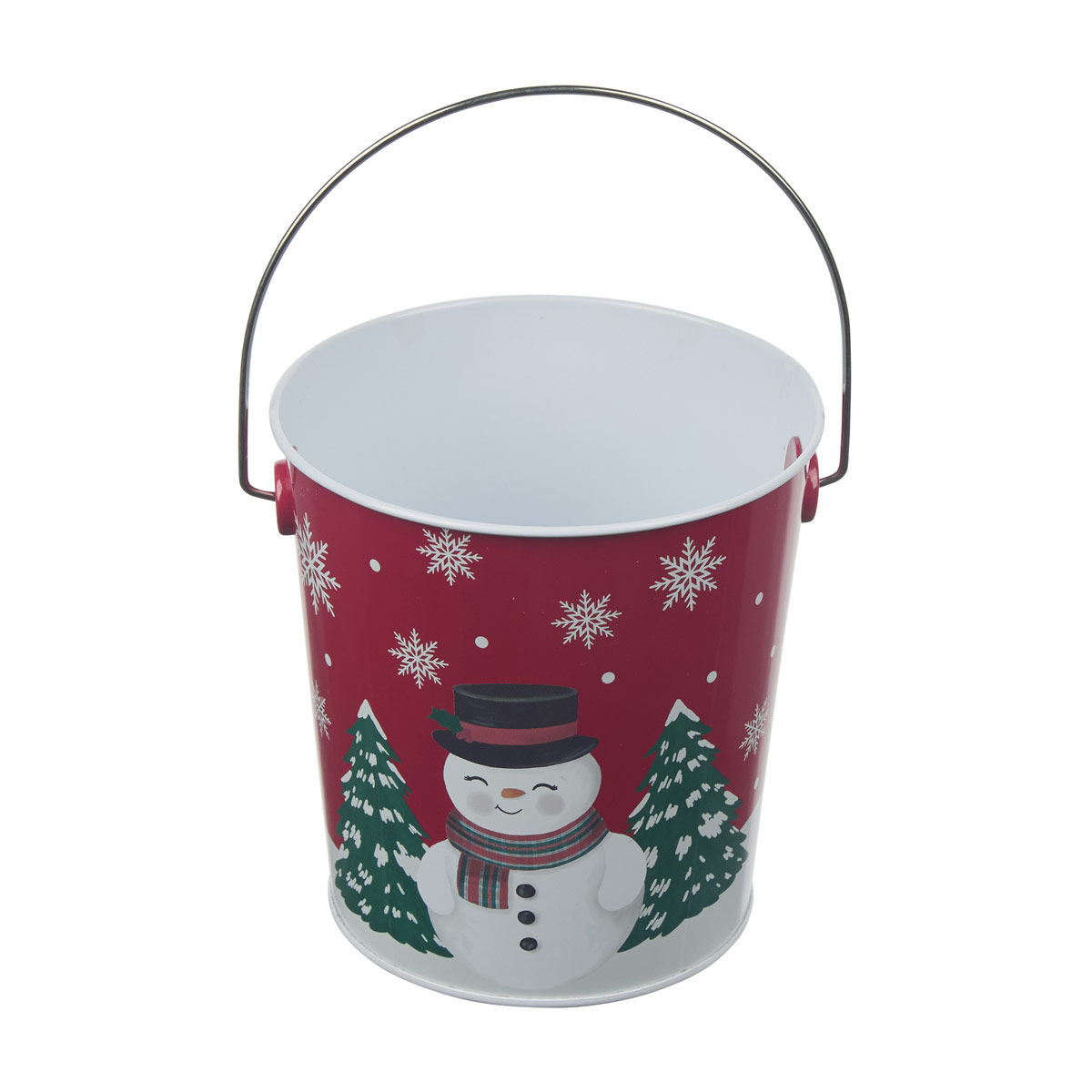 Christmas Snowman Bucket