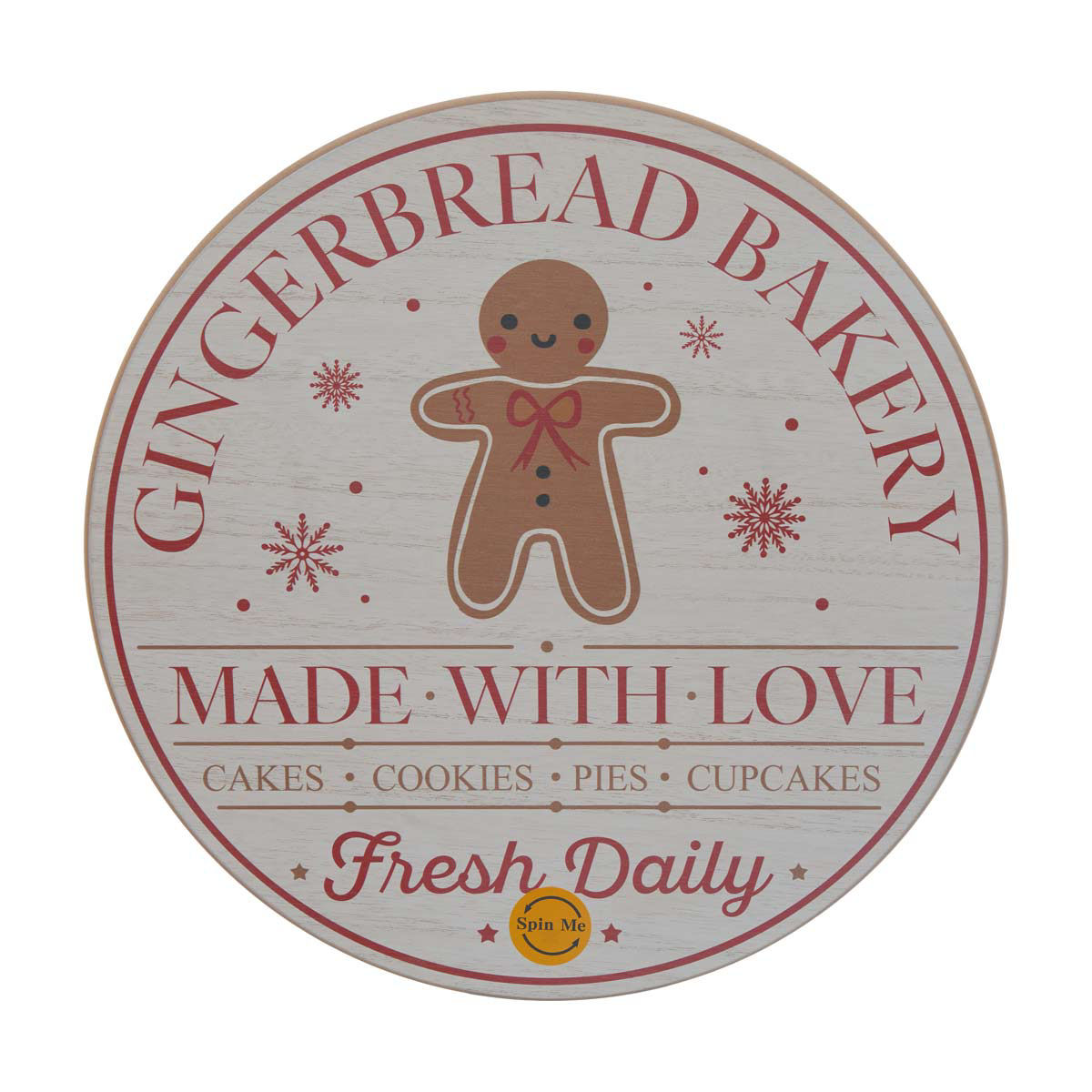 Christmas-Gingerbread-Rotating-Wood-Lazy-Susan
