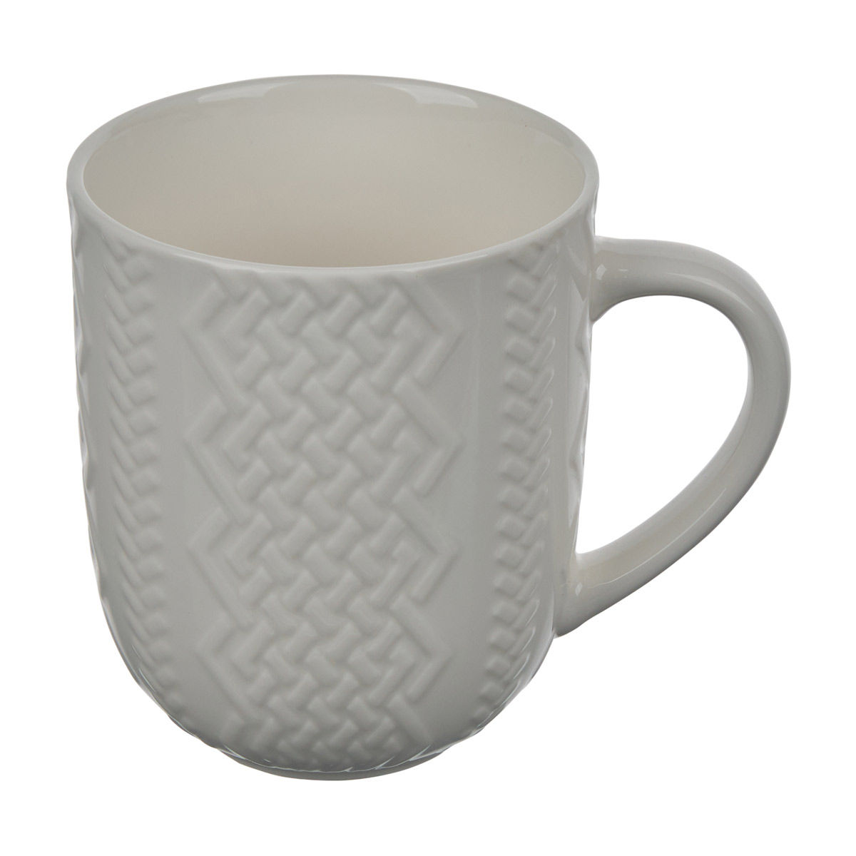 Christmas White Sweater Ceramic Mug, 14 oz