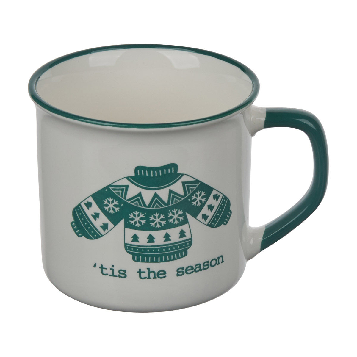 Christmas Camper Style Sweater Printed Ceramic Mug