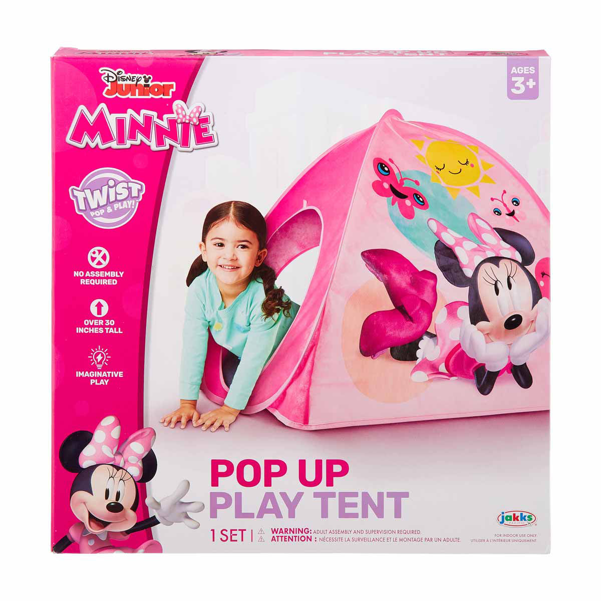 Jakks Disney Jr. Minnie Pop Up Play Tent