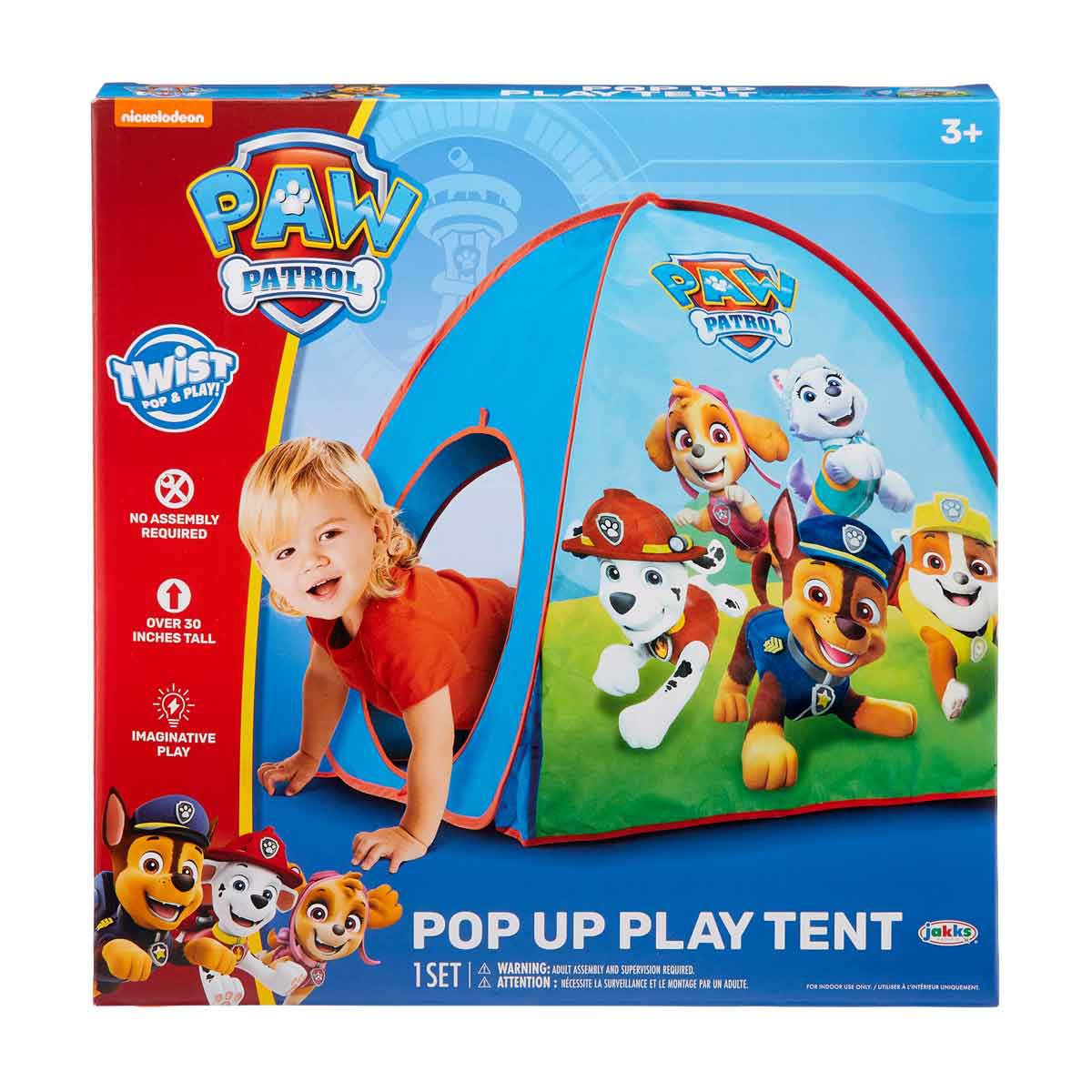 Jakks Nickelodeon Paw Patrol Pop Up Play Tent