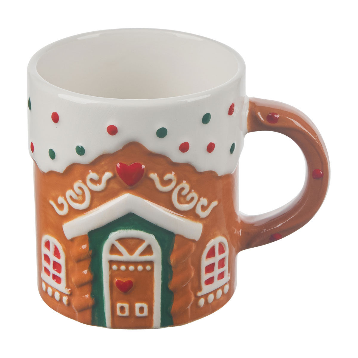 Christmas Brown Gingerbread House Mug
