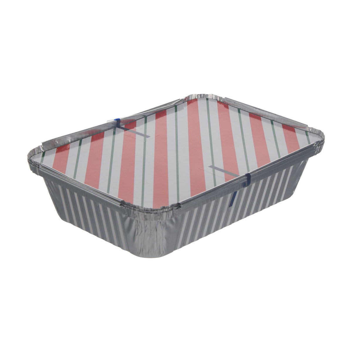 Christmas Striped Foil Baking Pans