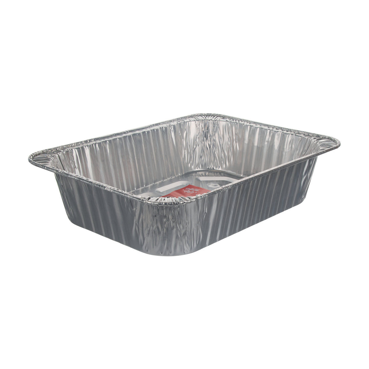 Holiday Style Christmas Silver Super Foil Roasting Pan