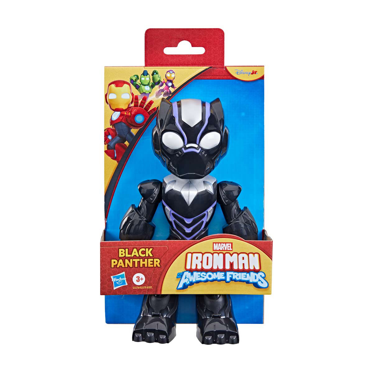 Marvel Iron Man Awesome Friends Black Panther Figurine