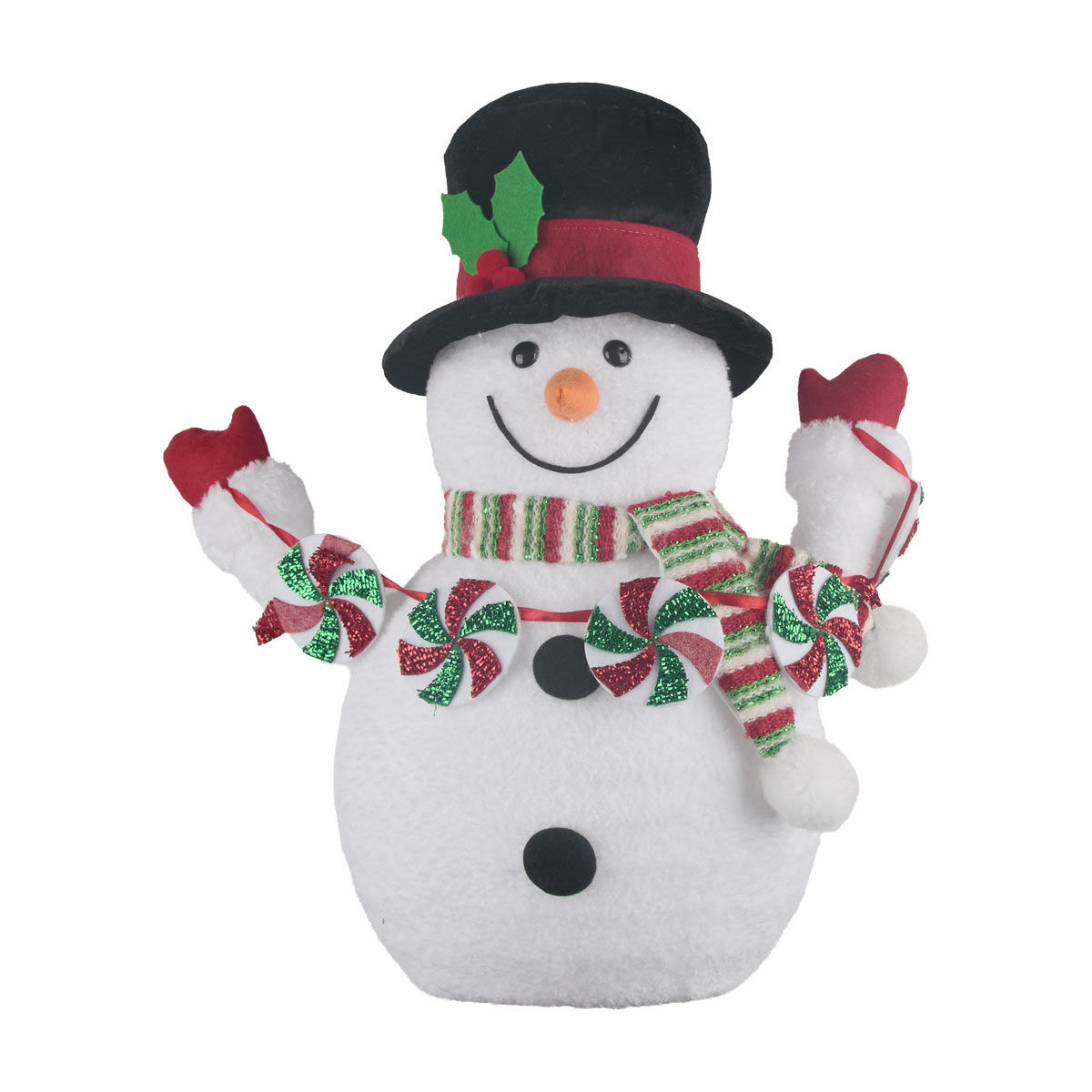 Christmas Light-Up Snowman Décor