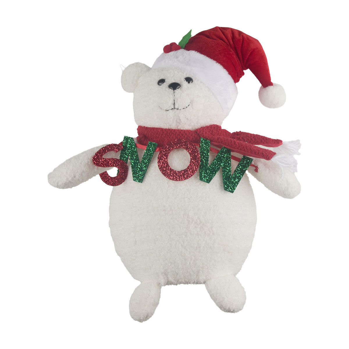 Christmas Light-Up Bear Décor