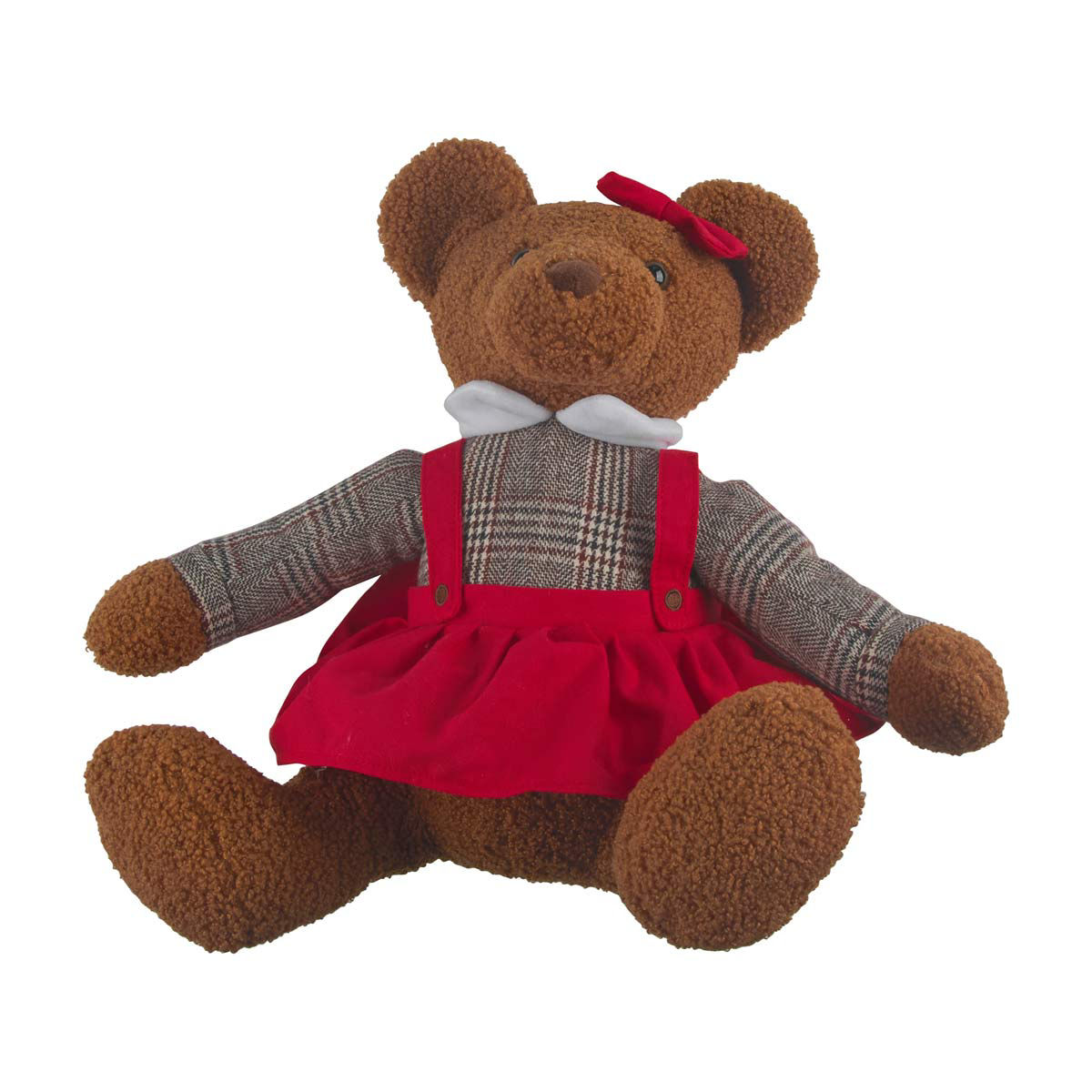 Christmas Dress-Up Girl Bear Plush
