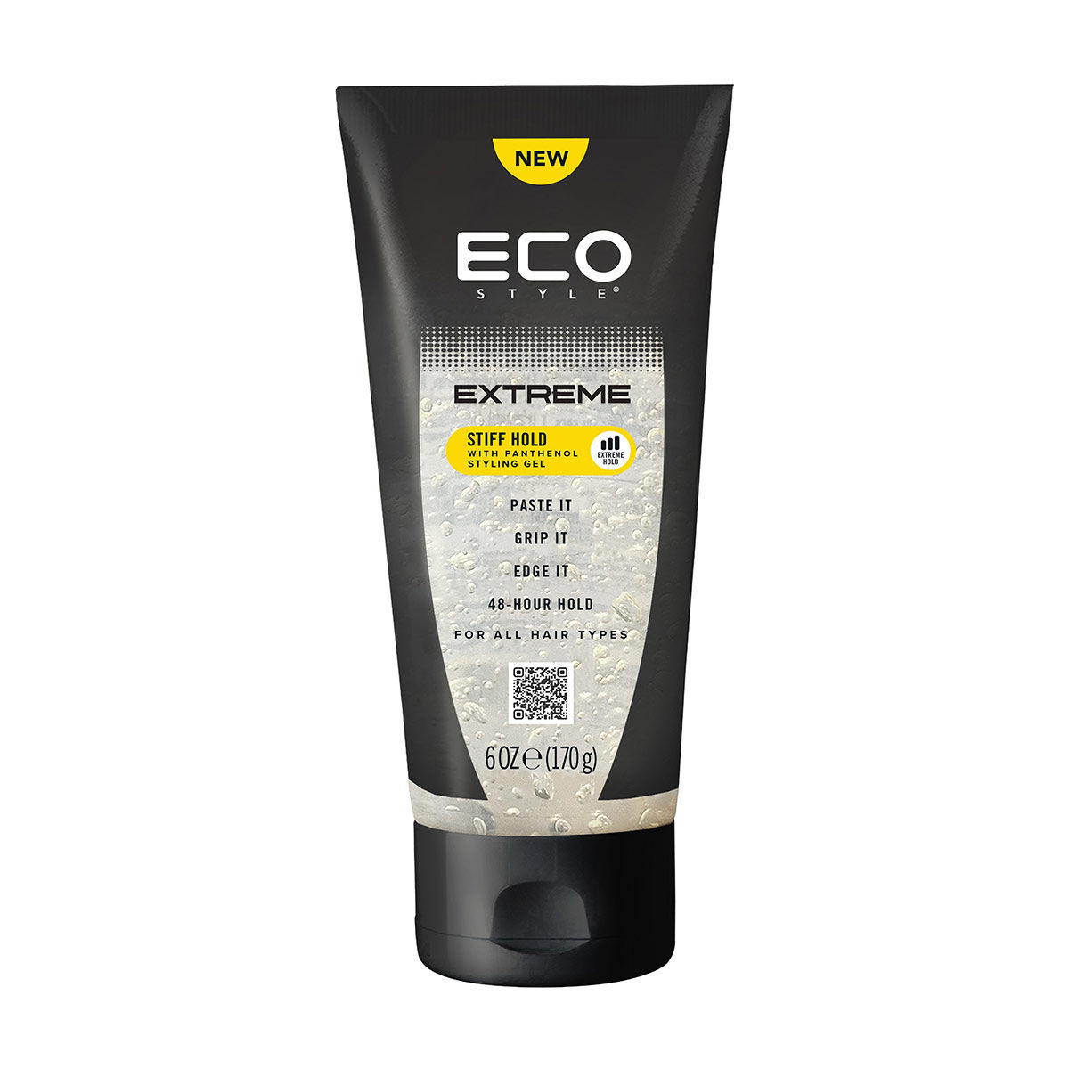 Eco Style Extreme Stiff Hold Styling Gel with Panthenol, 6 oz