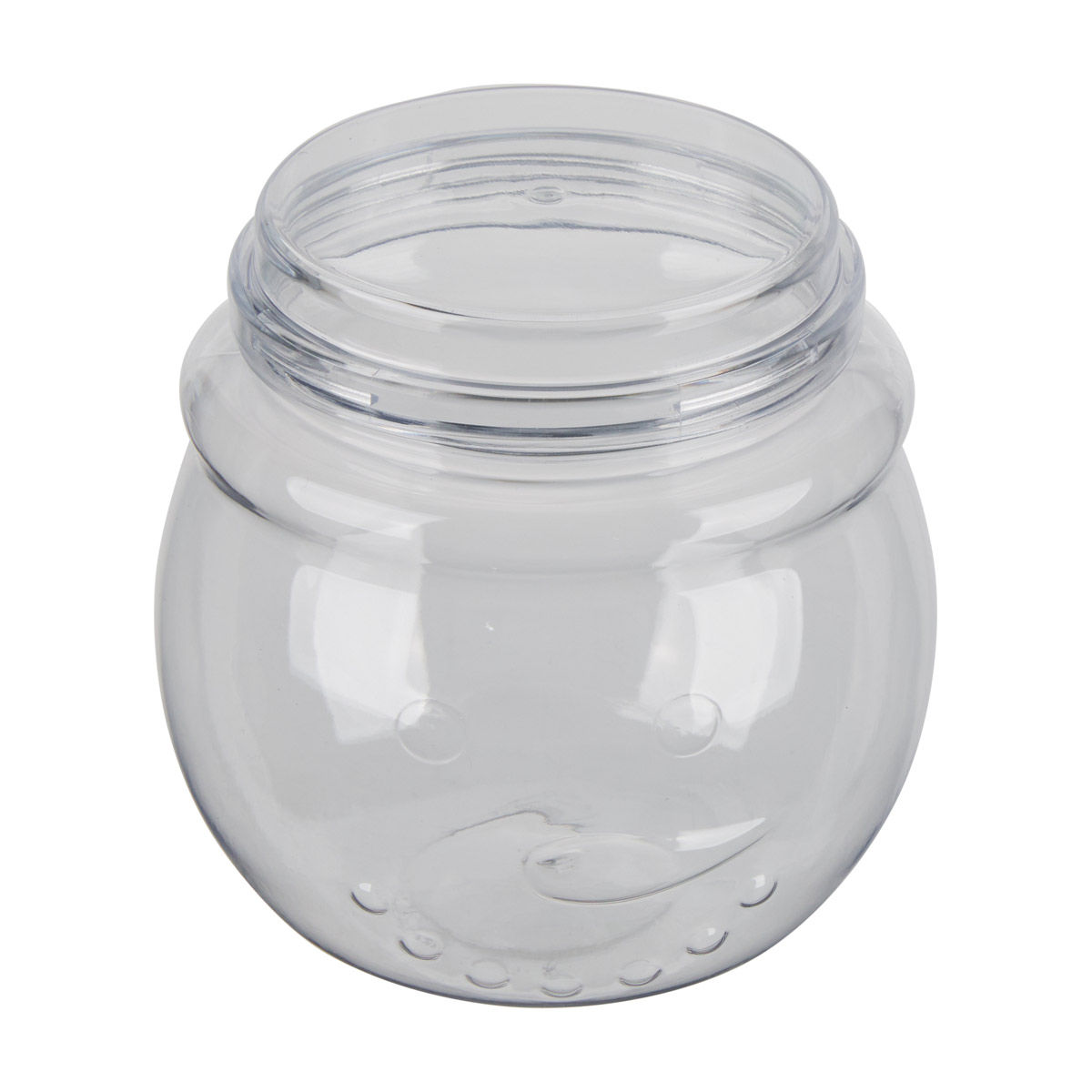 Christmas Snowman-Shaped Transparent Candy Jar