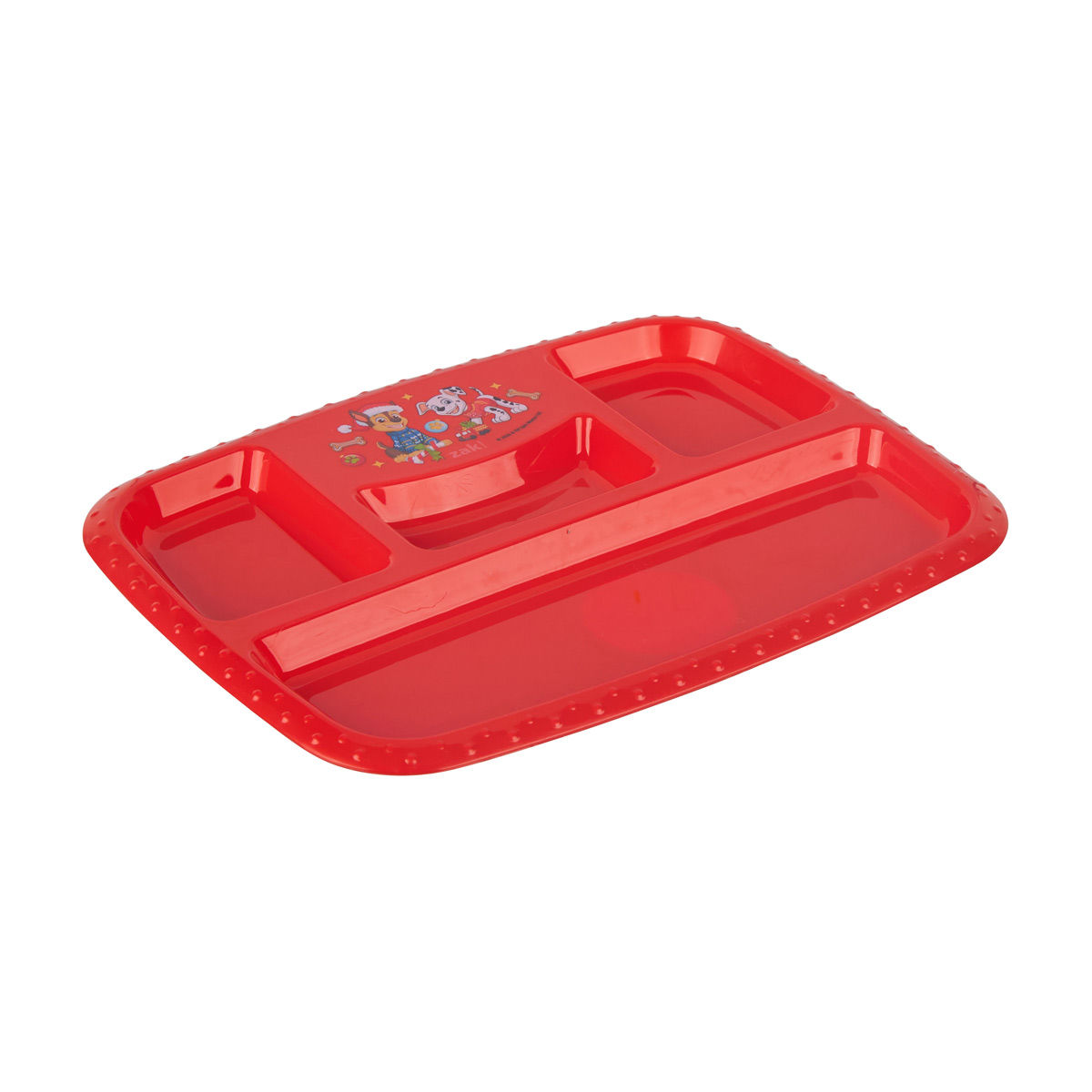 Christmas Paw Patrol Print Kids Plate